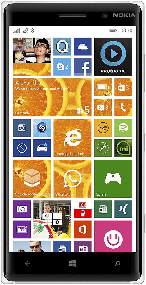 Nokia Lumia 830 - orange vif - 4G LTE - 16 Go - GSM - smartphone