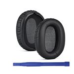 Coussinets De Remplacement En Silicone Pour Casque Sony WH-1000XM6 – Bleu Transparent, Confortables, Faciles à Installer