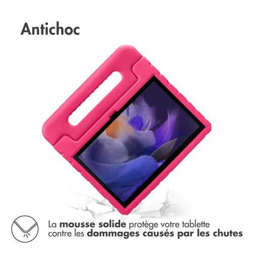 Samsung Galaxy Tab A 10.1 (2016) Housse enfant pour tablette avec poignée  rose