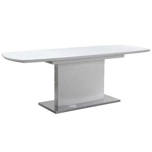 Table de sejour extensible 8/10 personnes - Laque blanc - GRANADA