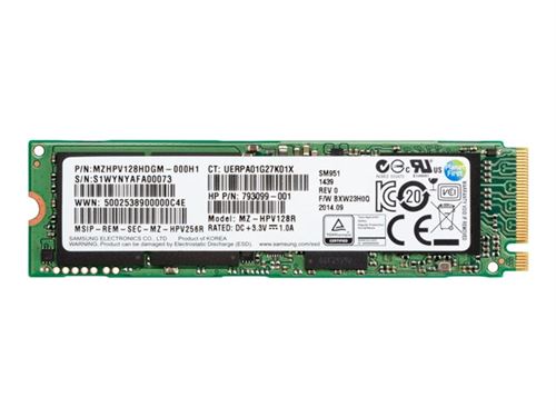 HP Z Turbo Drive - SSD - 512 GB - intern - M.2 - PCIe 3.0 x4 (NVMe) - voor Workstation Z4 G4, Z6 G4