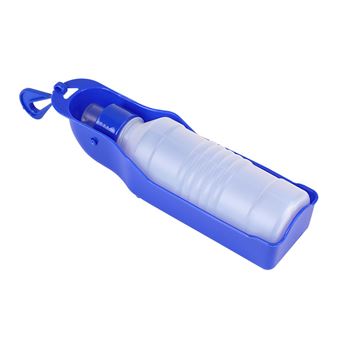 Bouteille d'eau de voyage portable pour chien avec gamelle pour