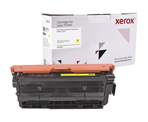 Everyday HP CF462X (HP 656X) Cartouche Compatible avec HP Color Laserjet Enterprise M652, 653 Jaune