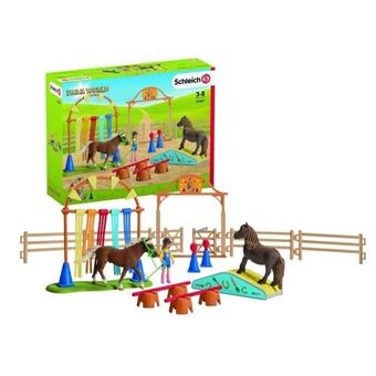 Entraînement D'agilité Pour Poney - Schleich Multicolore - 1