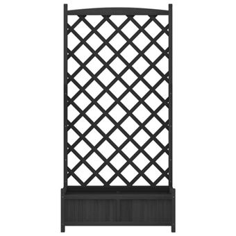 Jardinière Bac Lit Surélevé Plantes Fleurs Terrasse Jardin 100 X 30 X 50 Cm Bambou