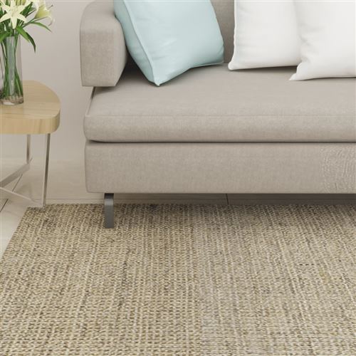 vidaXL Tapis en sisal pour griffoir taupe 80x150 cm