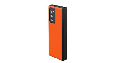 Etui pour téléphone étui portable pliable samsung galaxy z fold2 résistance aux chutes et rayures orange