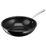 Wok Désideria céramique 28 cm - Lagostina - Noir - Aluminium
