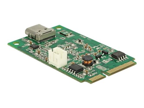Non Communiqué Delock Mini Pcie I/O Pcie Full Size 1 X Usb Type-C 3.1 Gen 2 - Adaptateur Usb - Pcie Mini Card - Usb-C 3.1 Gen 2 X 1
