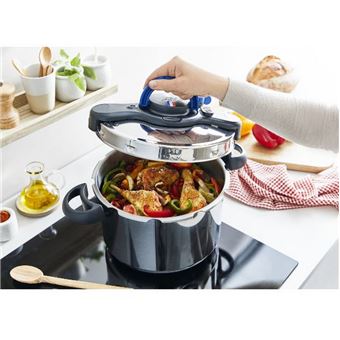 Autocuiseur Seb ClipsominutEasy French Cocotte P4624923 Inox avec livre de recettes