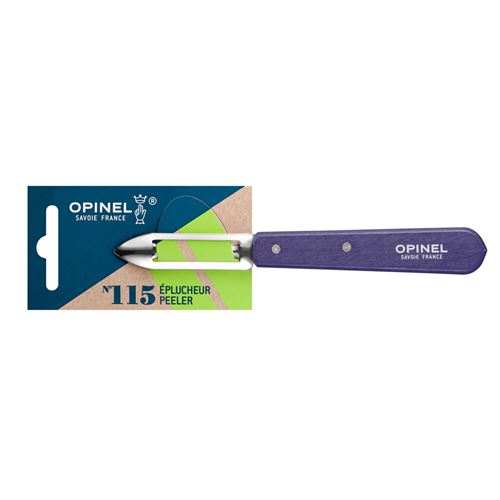 Non Communiqué Bois Eplucheur N°115 Violet Paysage - Opinel - Violet - De Hêtre