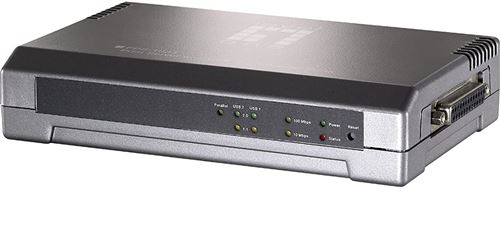 LevelOne FPS-1033 - Serveur d'impression - USB 2.0 / parallèle - 10/100 Ethernet