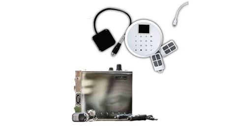 Pack alarm detect sx1 rechargeable 12v/230v + transmetteur téléphonique 12v/220v camping-car bateau