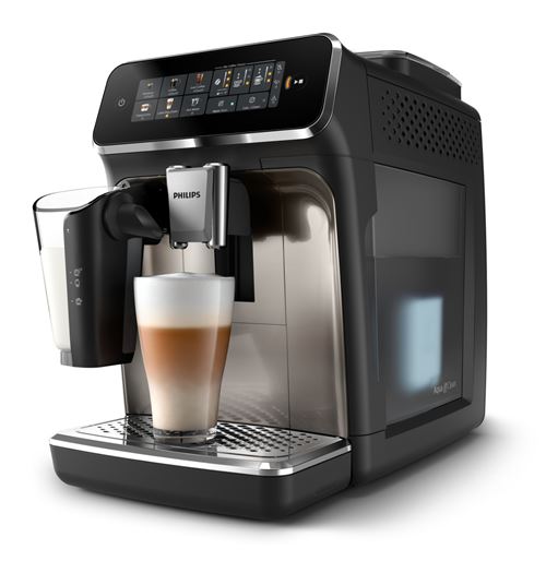 Philips Kaffeevollautomat "EP3347/90 3300 Series, 6 Getränke (heiß oder eisgekühlt)" LatteGo-Milchsystem, SilentBrew Technologie