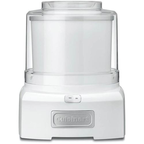 Non Communiqué Blanc Machine À Sorbet Cuisinart Ice21e Bol 1,4 L Sans Bpa 35 W