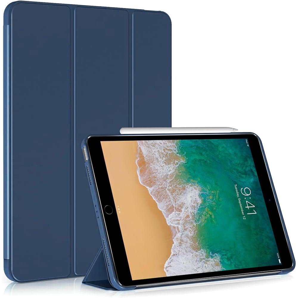 Coque IPad Air 3 10.5" GKABXY - TPU Souple Ultra-Fin, Veille/Réveil Intelligent, Porte-Stylo, Protection Complète, Rose Gold