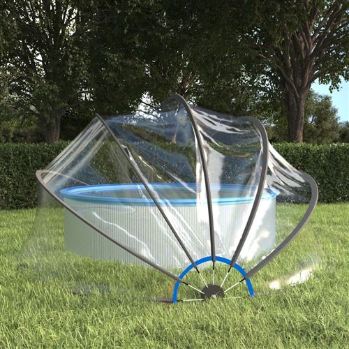Vidaxl - Dôme de piscine rond 406x203 cm pvc