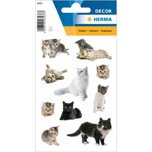 HERMA Sticker DECOR 'photos de chats'