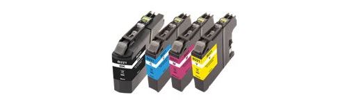 Peach Spar Pack - Pack de 4 - noir, jaune, cyan, magenta - compatible - cartouche d'encre - pour Brother DCP-J562DW, MFC-J480DW, MFC-J680DW, MFC-J880DW