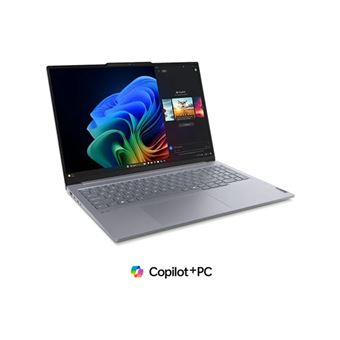 Lenovo ThinkBook 16 G7 QOY 21NH - Snapdragon X Plus - X1P-42-100 / jusqu'à 3.4 GHz - Win 11 Pro (sur ARM) - Qualcomm Adreno - 16 Go RAM - 512 Go SSD NVMe - 16" IPS 1920 x 1200 - Bluetooth, Wi-Fi 7 - gris luna bicolore - clavier : Suisse - avec 1 an de su
