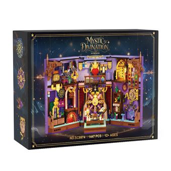 Magic Divination Book Nook – Kit de Construction Livre Mystique Astrologie, LED, 3ème Génération - 1