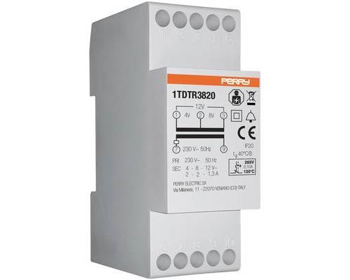 Wallair 1TDTR3820 Bell Transformer 4/8/12V 2A 1 piece Reliable Power