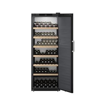 Cave de vieillissement GrandCru Selection. Noire et de capacite 324 bouteilles. Hauteur 204cm et largeur 75cm, agencement flexible. Livree avec 6 clayettes bois, filtre a charbon actif, serrure. Electronique avec controle de l''hygrometrie. Connectee