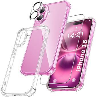 Coque Transparente + 2 Films Verre Trempé Pour Oppo A15 4G - Protection Complète Anti-Choc Et Anti-Rayures