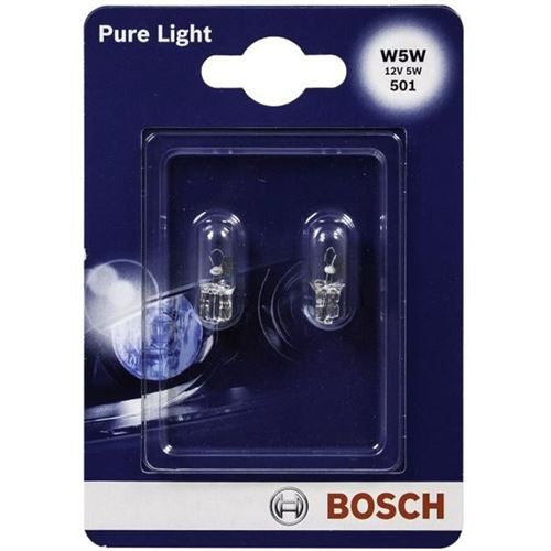 BOSCH Ampoule Pure Light 2 W5W 12V 5W