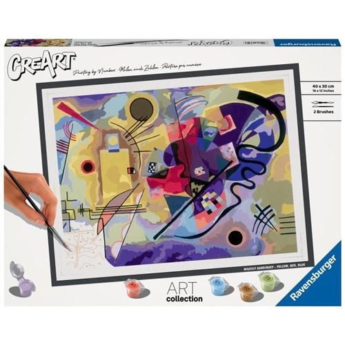 Non Communiqué Multicolore Creart - 30X40 - Kandinsky