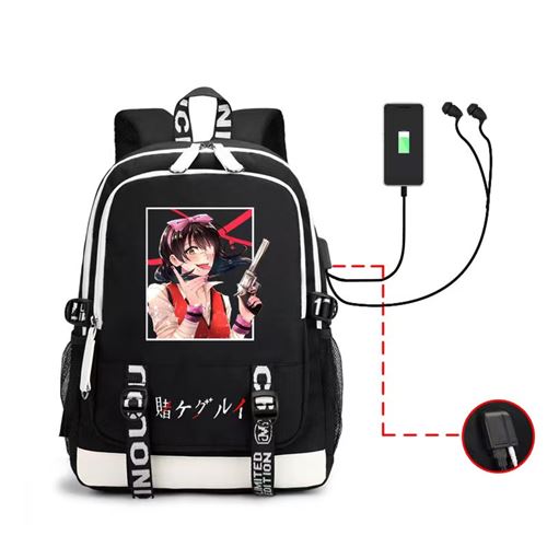 Sac à Dos Kakegurui pour Garçon et Filles (SD1856) 31*15*45 cm Noir