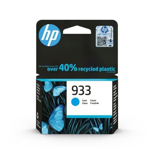 Hp 933 Cyan Original Ink Cartridge (CN058AE#301) - Hewlett Packard