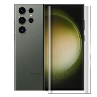 Verre trempé incurvé pour Samsung Galaxy S23 Ultra SM-S918B 6.8 [Lot de 3] Film protection d'ecran transparent - IRIOS - - 1