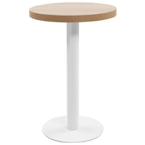 Vidaxl Marron/Clair Table De Bistro - Image 3