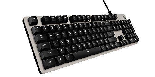 Logitech G413 - Toetsenbord - achtergrondverlichting - USB - QWERTY - VK - toetsschakelaar: Romer-G - zilver