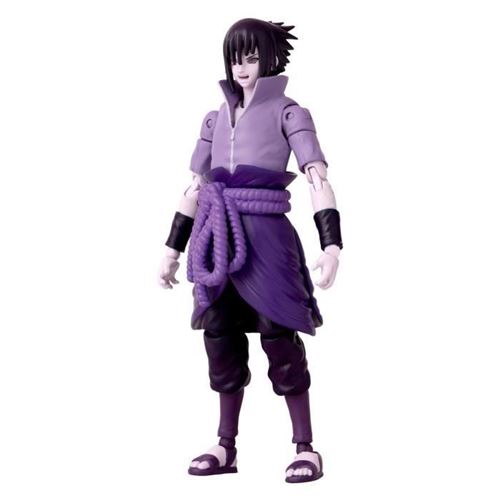 Bandai Violet Figurine Anime Heroes 17 Cm Sasuke Uchiwa Rinnegan/Mangekyo Sharingan - Naruto Shippuden - Neuf - Image 4