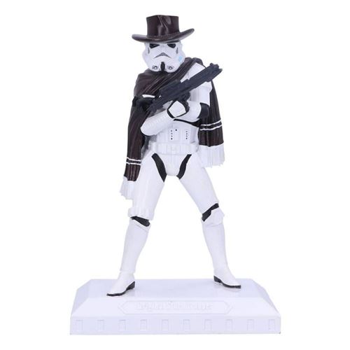 Figurine Figure d'art Star Wars Stormtrooper Cowboy Blanc et Noir