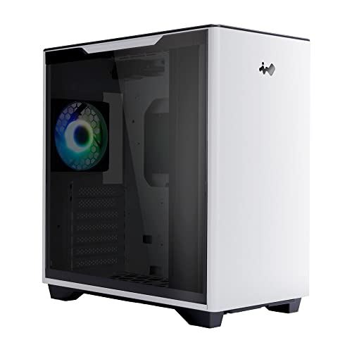 Generique Blanc Boîtier Inwin A5 Rgb Moyen Tour E-Atx Avec Panneau Vitré - Image 2