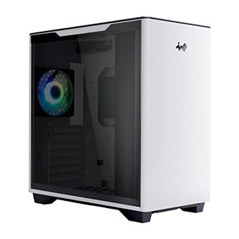 Boîtier InWin A5 RGB Moyen Tour E-ATX avec Panneau Vitré Blanc - 1