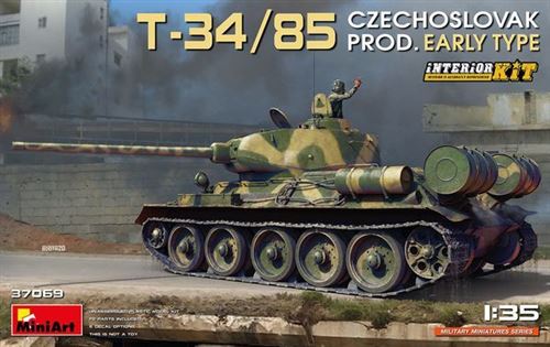 T-34/85 Czechoslovak Prod. Early Type. Interior Kit - 1:35e - Miniart