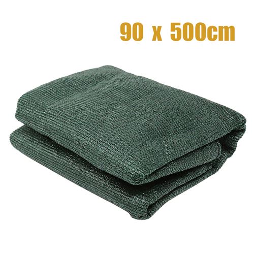 Voile d'ombrage Rectangulaire 0.9 x 5m, Auvent Imperméable UV, Vert