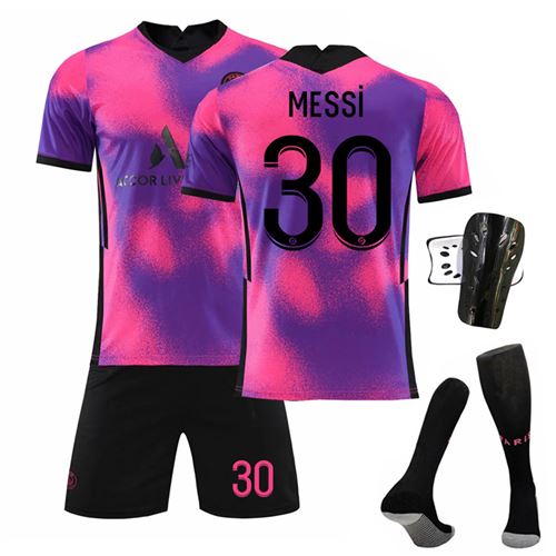 Messi maillot PSG #30 enfant-Paris troisième à l'extérieur- HAOBUY