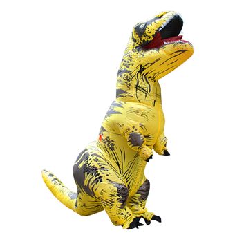 Costume dinosaure gonflable deguisement adulte fêTe de carnaval -  Tyrannosaure Brun - Déguisement adulte - à la Fnac
