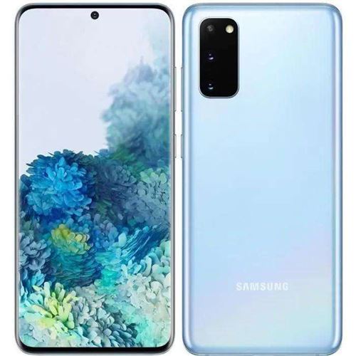 Smartphone Samsung galaxy s20 bleu 6.2 pouces RAM 12 Go stockage 128 Go
