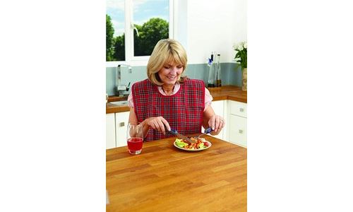 Homecraft, bavoir everyday, bavette adulte imperméable, vêtement de protection contre les renversements et les taches, protège-bavette pour repas