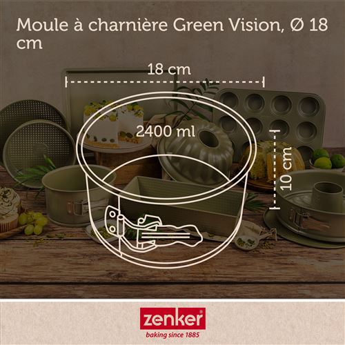 Moule à Panettone Zenker Spécial Countries - 18 Cm - Acier - Neuf