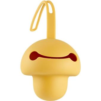 Range tétine - Silicone - Jaune Miel - Doux et sans BPA - 1