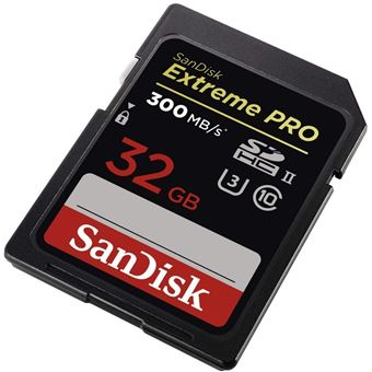 Carte mémoire SDHC SanDisk Extreme PRO UHS-II 32 Go