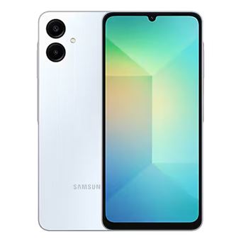 Samsung Galaxy A06 - 4G smartphone - double SIM - RAM 4 Go / Mémoire interne 128 Go - microSD slot - Écran LCD - 6.7" - 1600 x 720 pixels (60 Hz) - 2x caméras arrière 50 MP, 2 MP - front camera 8 MP - bleu clair - 1