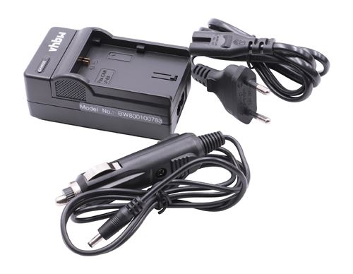vhbw Chargeur compatible avec Blackmagic Micro Studio Camera 4K caméra caméscope action-cam + câble de voiture + témoin de charge 8,4 V